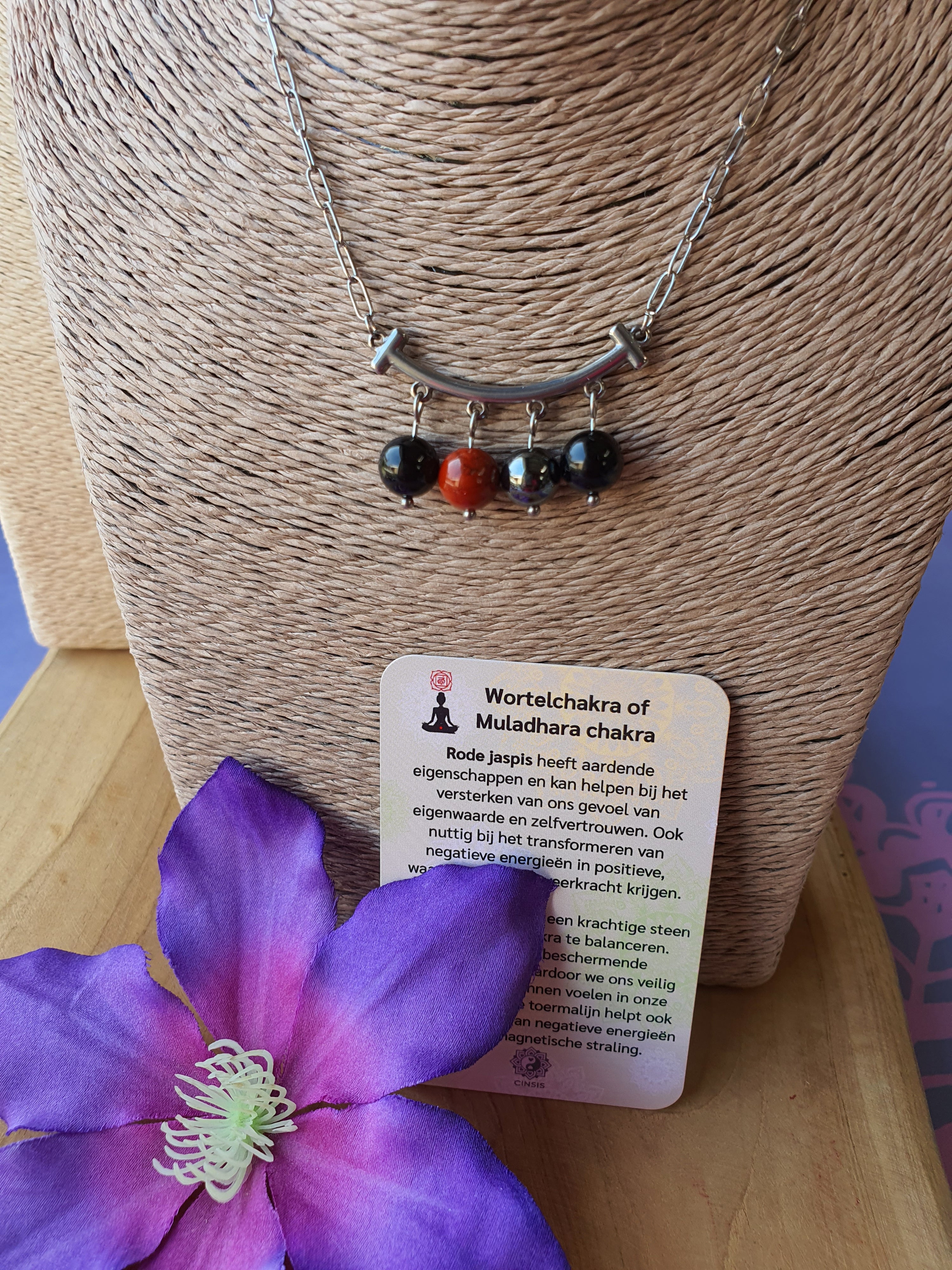 Edelstenen chakra ketting Wortelchakra of Muladhara Chakra