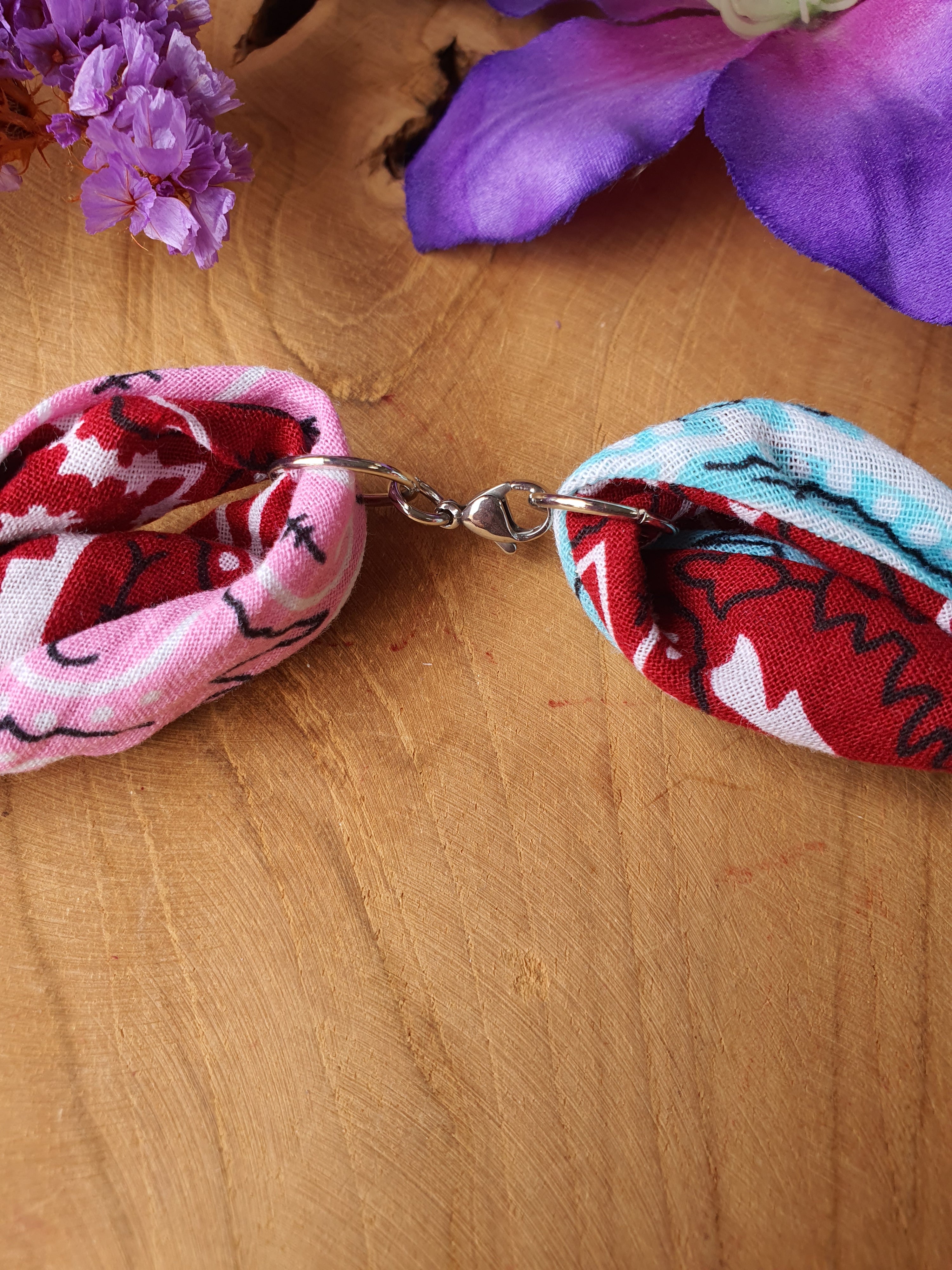 Ibiza Bandana Ketting met RVS zilver