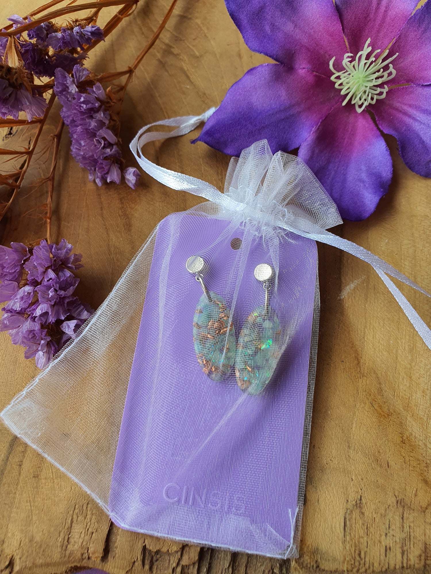 Orgonite Oorbellen Azumar (nr 18)