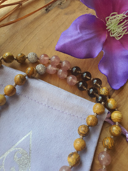 Edelstenen Mala met kwastje &