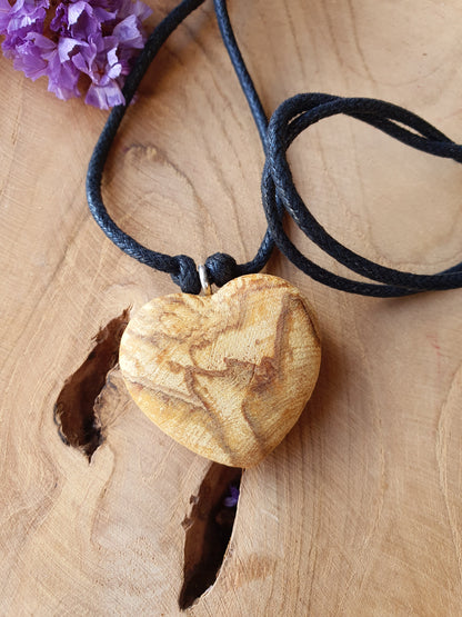 Palo Santo ketting hart