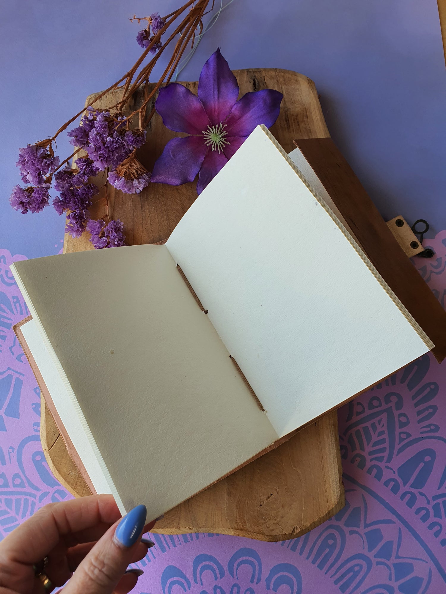 Notitieboek / Journal Mandala met slotje