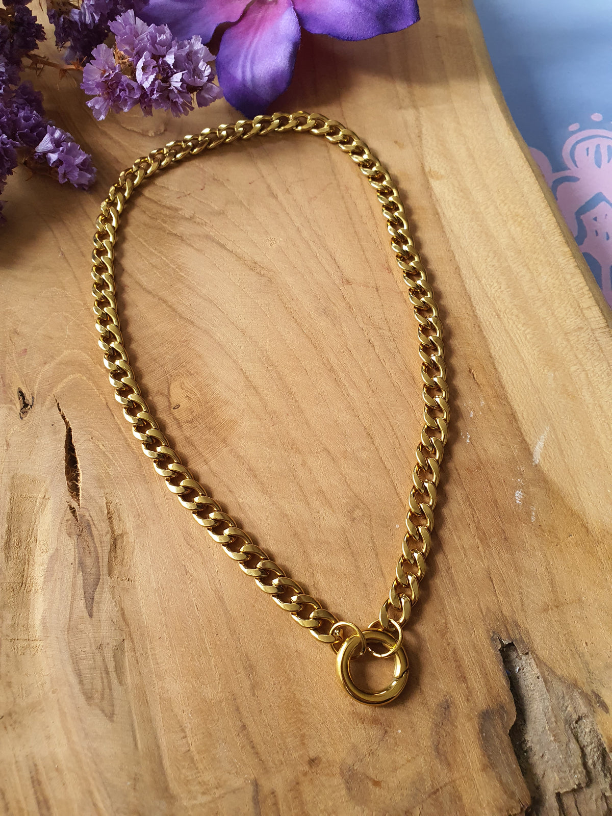 Basisketting RVS Cubaanse Ketting &