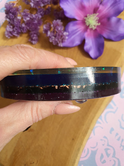 Orgonite Oplaadschijf Shungiet met Celestial Symbool