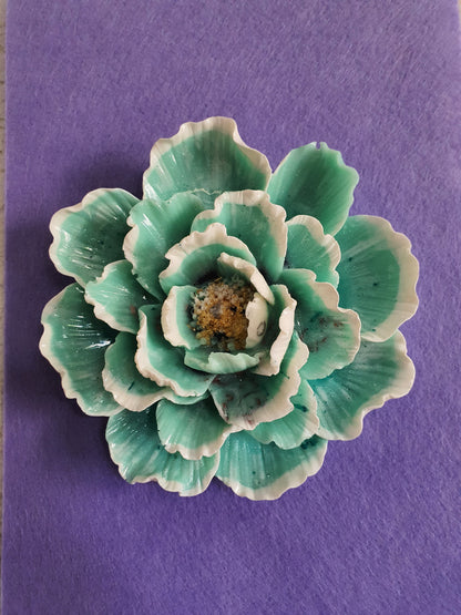 Shungiet Orgonite Wandbloem mintgroen (nr 2)