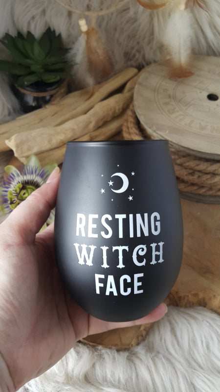 Drinkglas "Resting Witch Face"