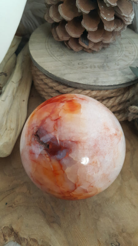Carneool bol  +/- 9cm  (nr 2)