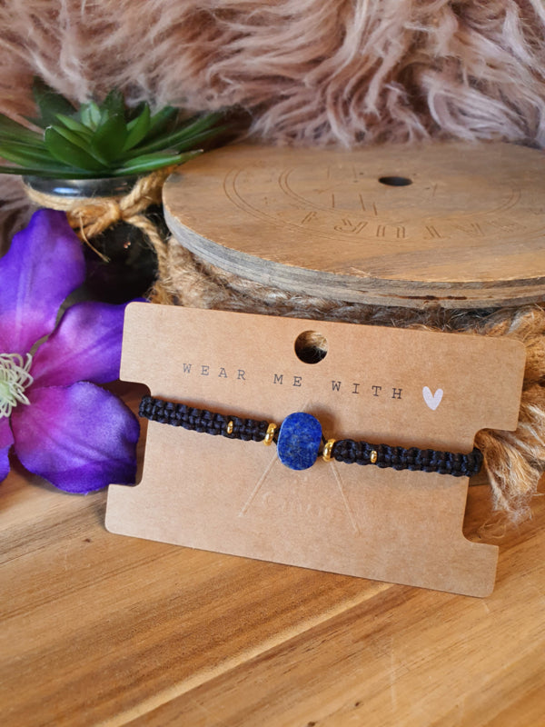 Armband Lapis Lazuli handgemaakt
