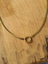 Basisketting RVS gouden platte Cubaanse ketting &