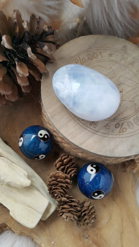 Blauwe Calciet handsteen (6)