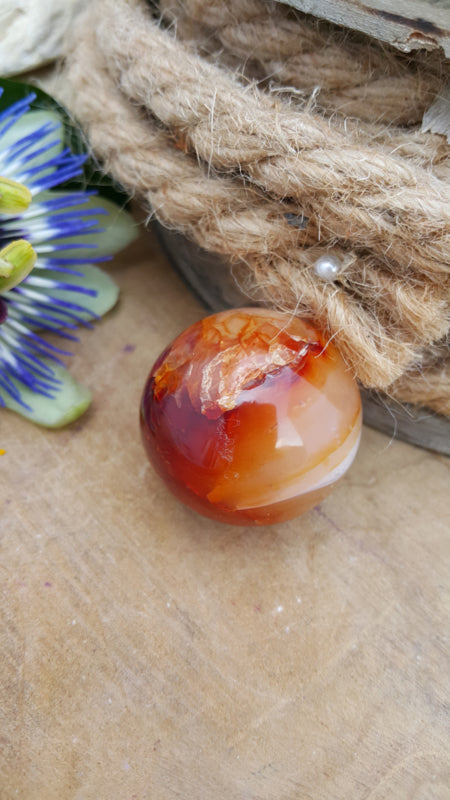 Carneool Bol  +/-  3 cm (nr 3)