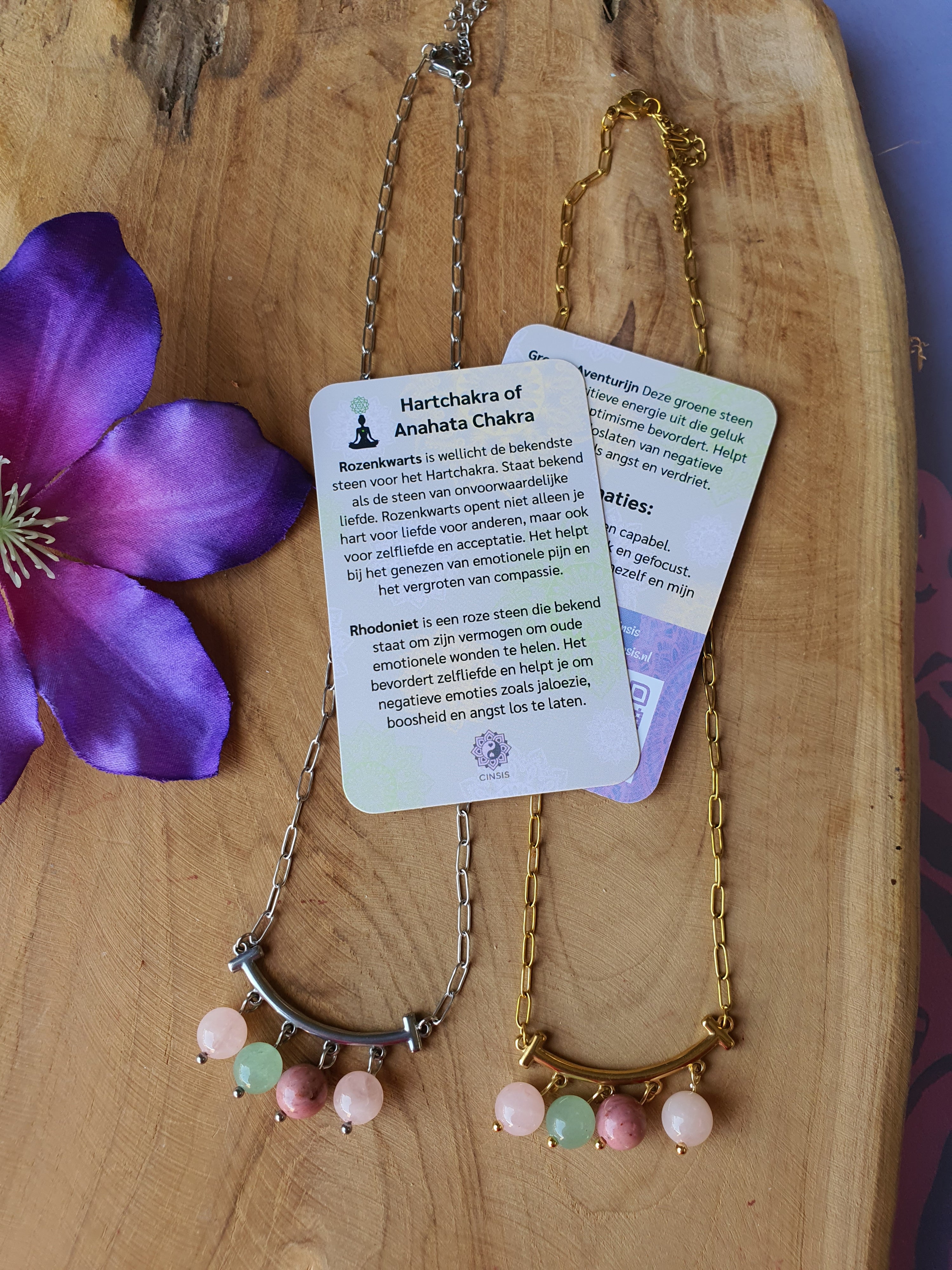 Edelstenen Chakra Ketting Hartchakra of Anahata Chakra