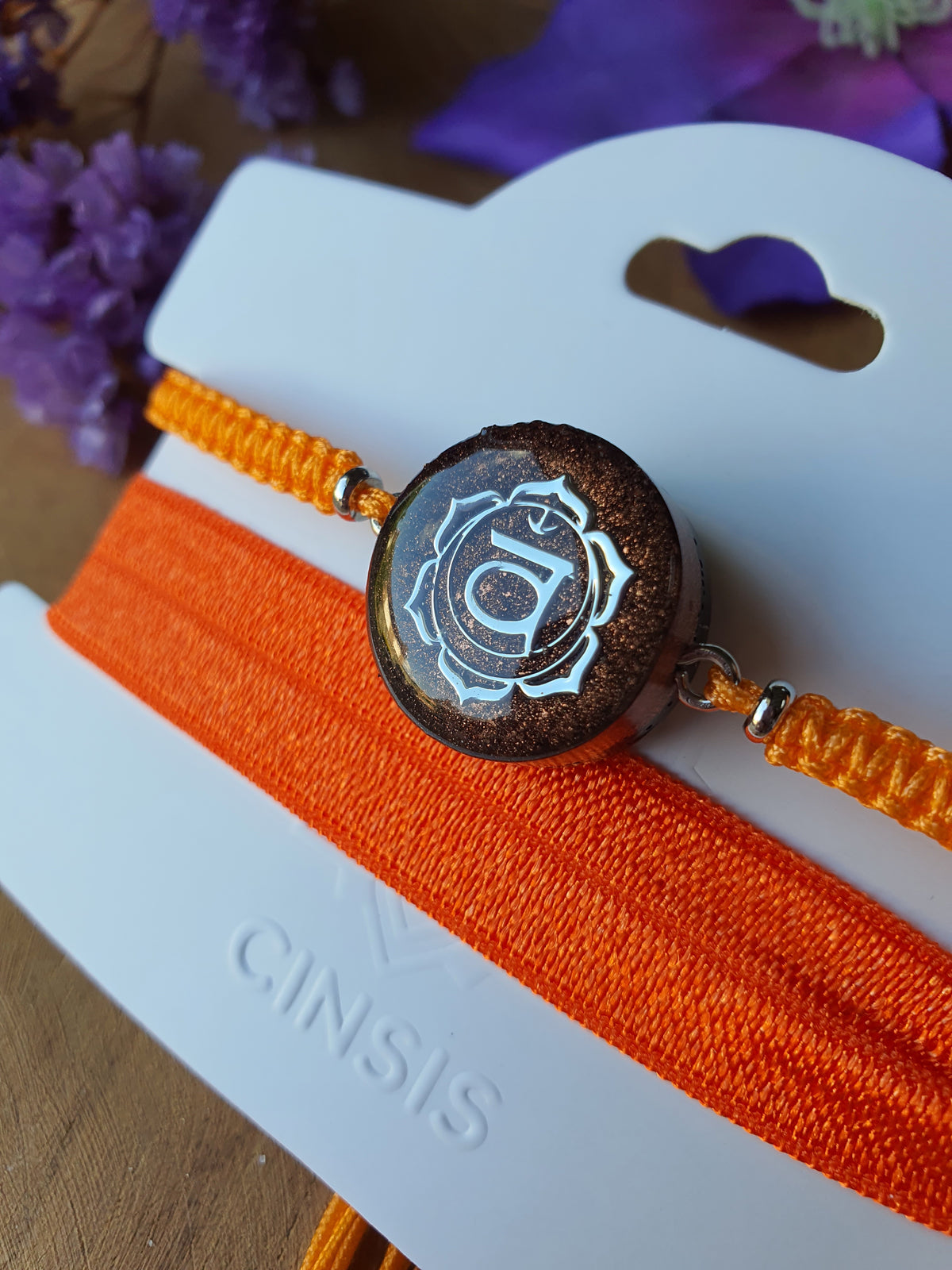 Cinsis Orgonite mix: Orgonite armband 2 in 1 nr 5011