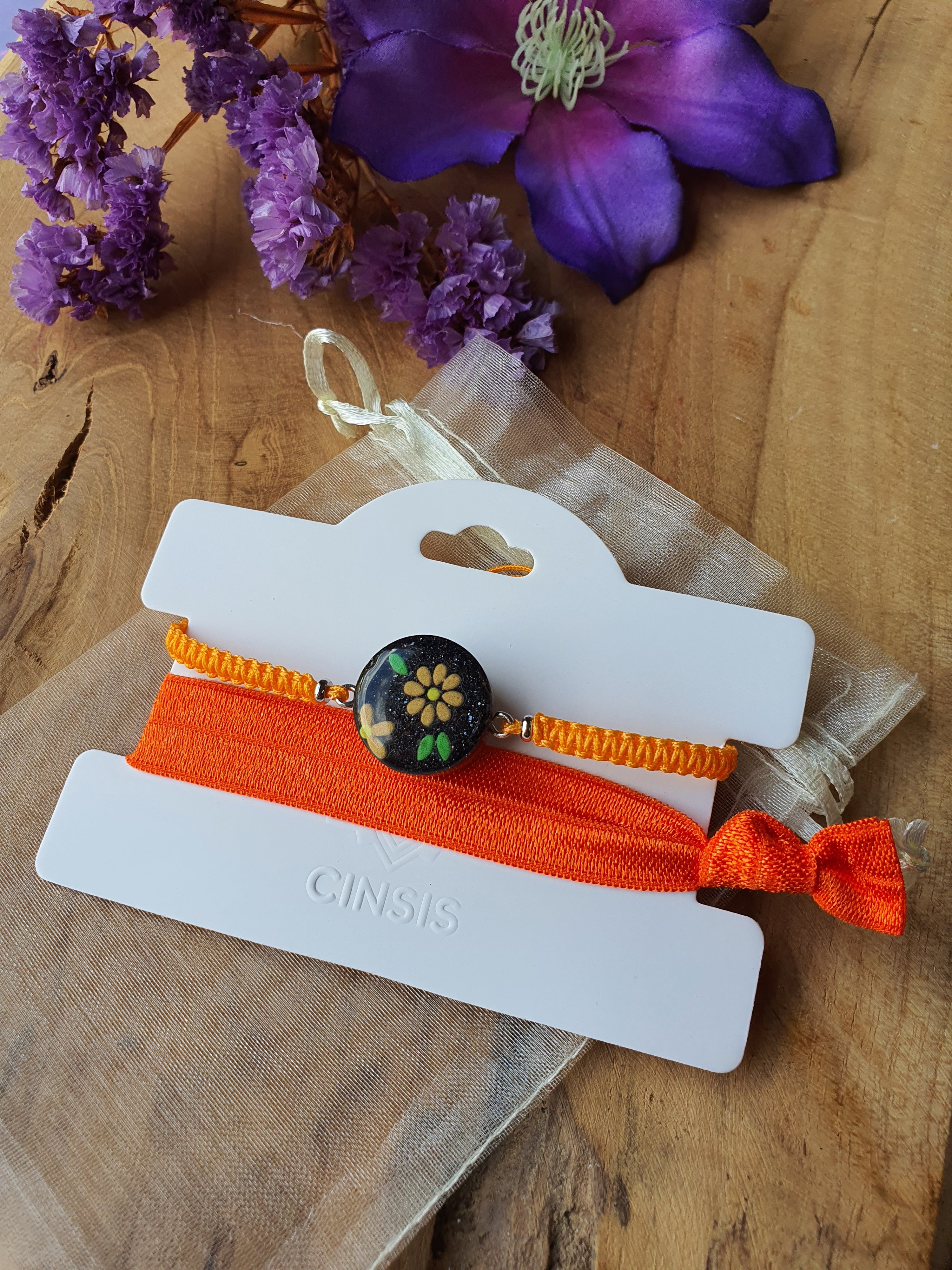 Cinsis Orgonite mix: Orgonite armband 2 in 1 nr 5011