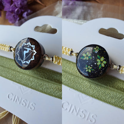 Cinsis Orgonite mix: Orgonite armband 2 in 1 nr 5012