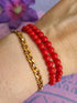 Edelsteen Armband Bamboe Koraal 5-6mm