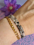 Edelsteen Armband Toermalijnkwarts 4mm.