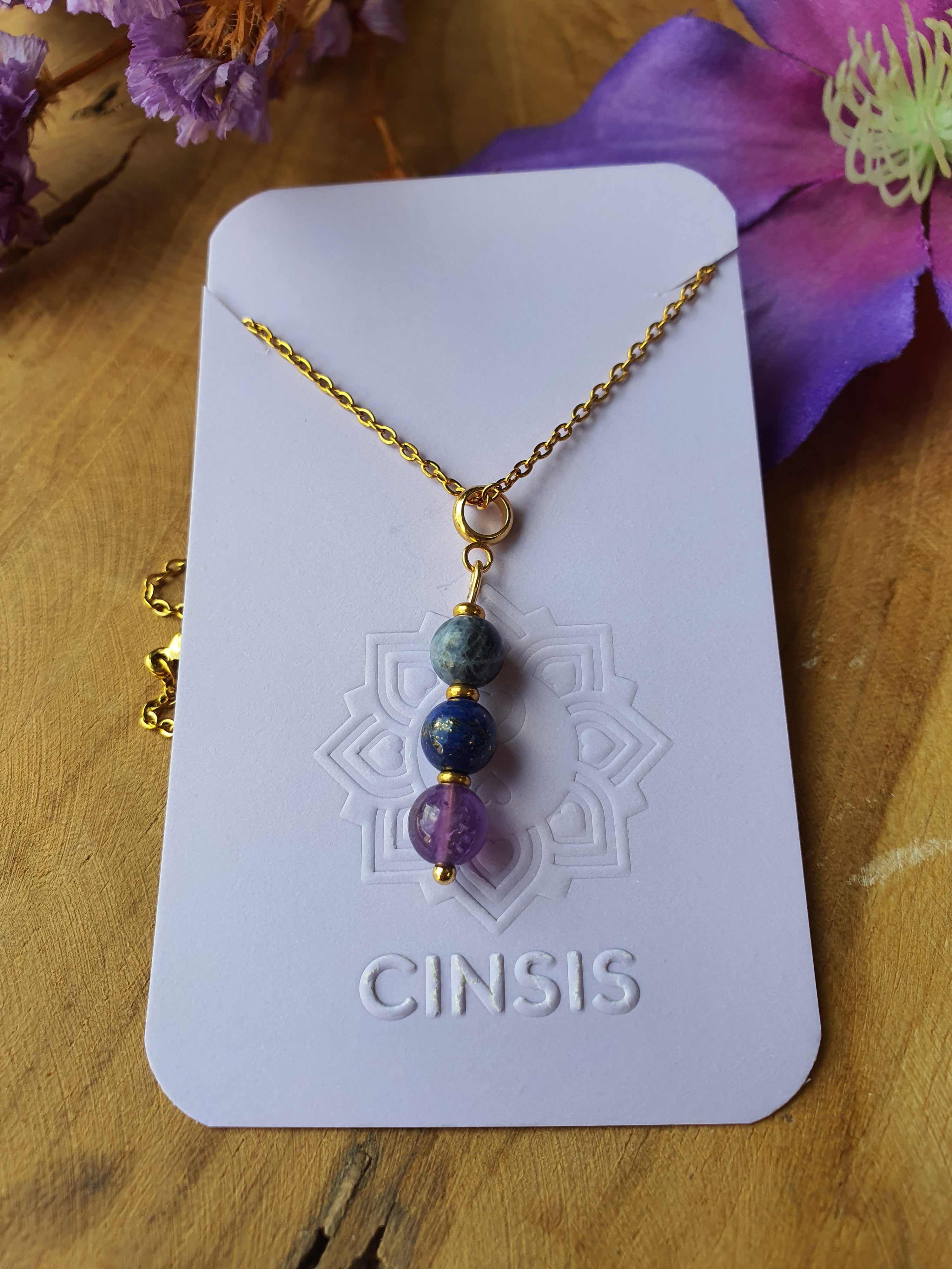 Edelsteen_Derde_Oogchakra_hanger_rvs_goud