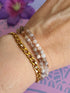 Edelsteen Kogel Armband Botswana Agaat 4mm