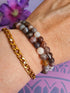 Edelsteen Kogel Armband Botswana Agaat 6mm