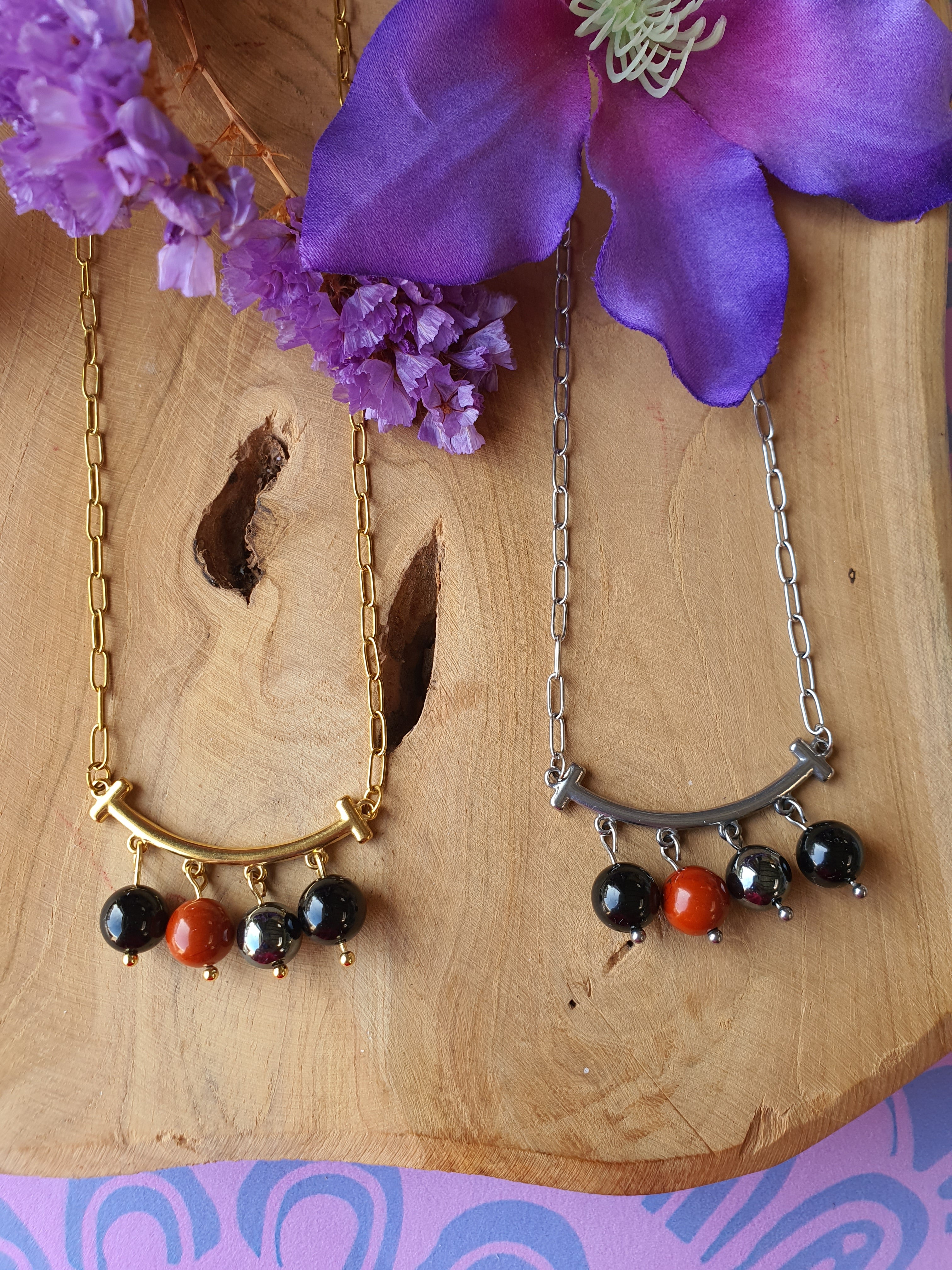 Edelstenen chakra ketting wortelchakra