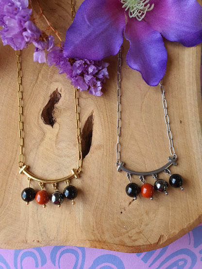 Edelstenen chakra ketting wortelchakra