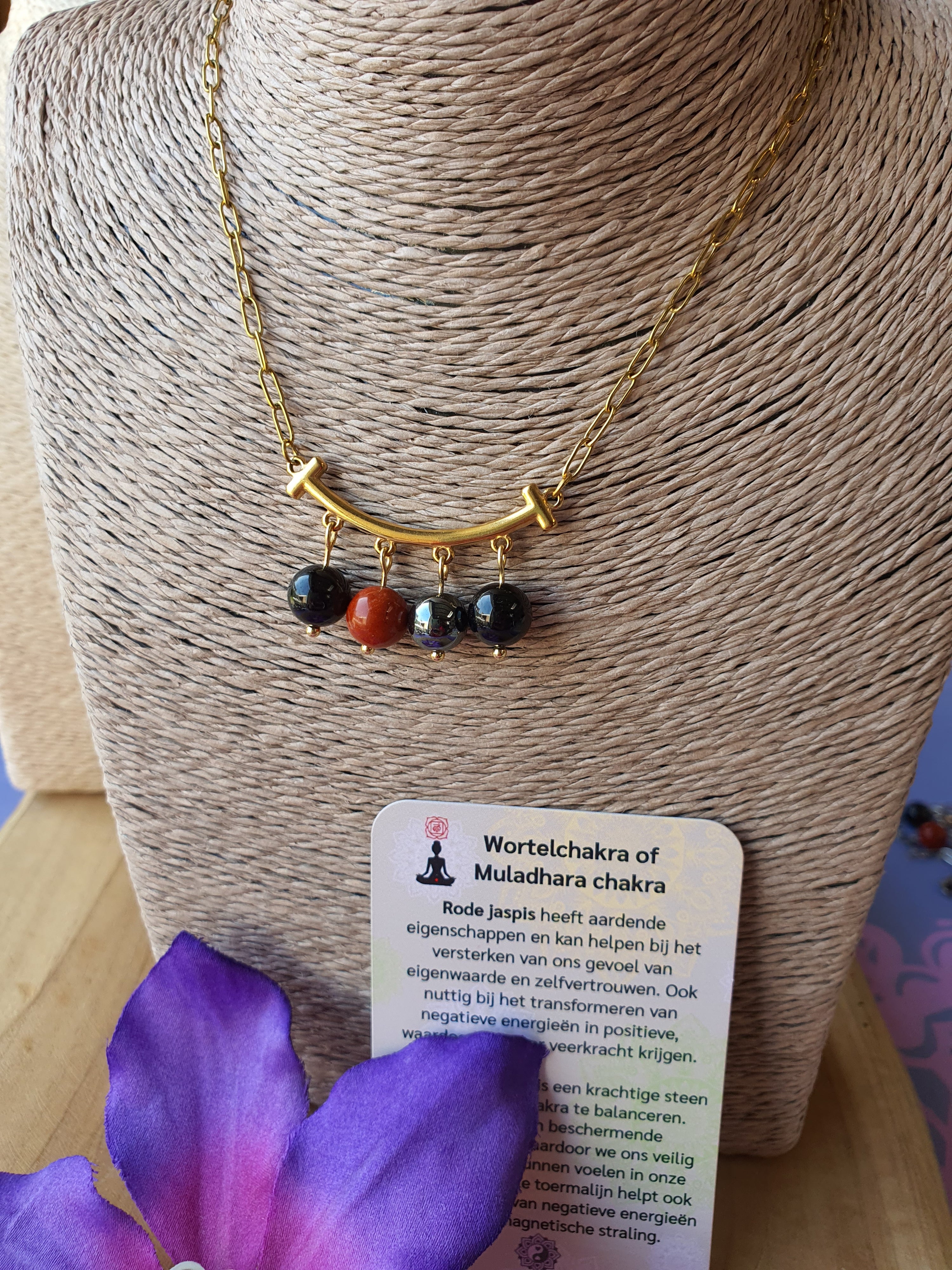 Edelstenen chakra ketting Wortelchakra of Muladhara Chakra