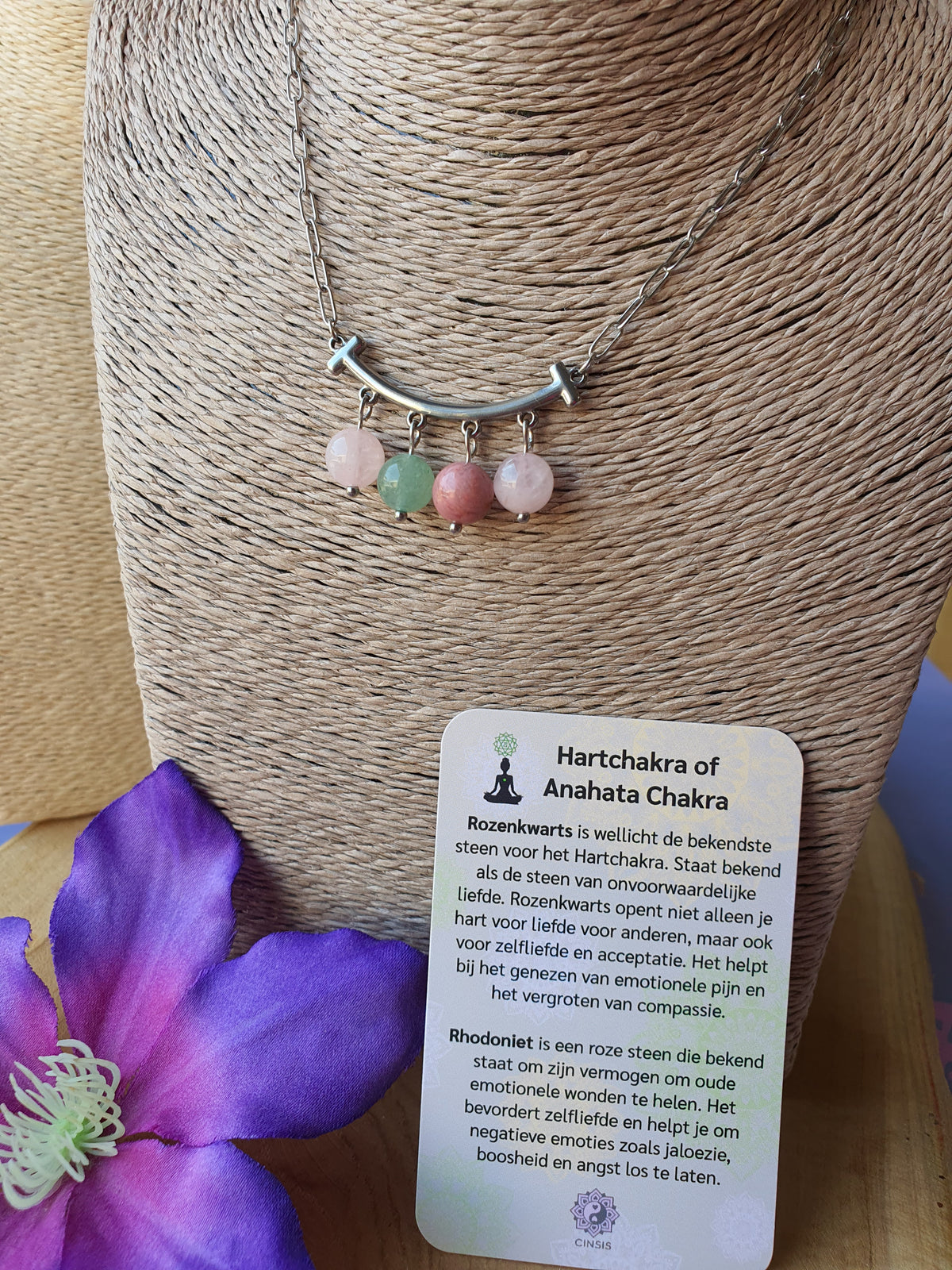 Edelstenen Chakra Ketting Hartchakra of Anahata Chakra