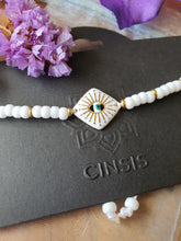 Evil eye armband witte variant