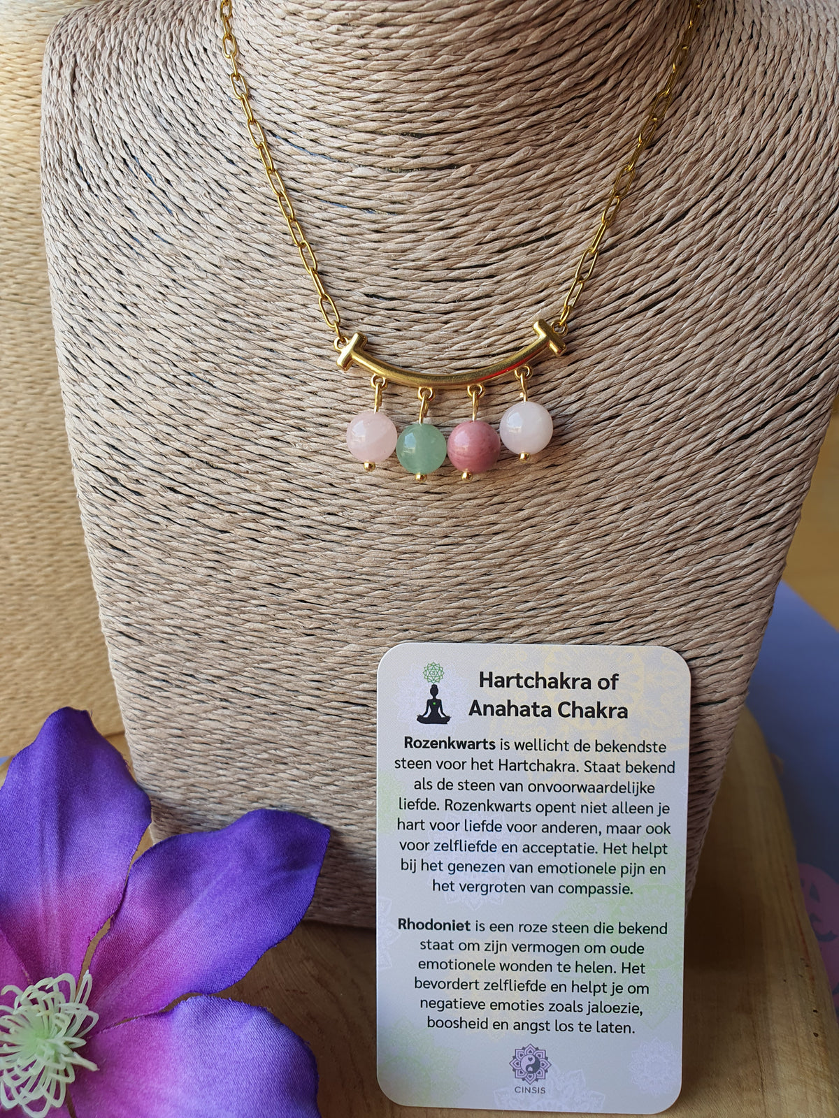 Edelstenen Chakra Ketting Hartchakra of Anahata Chakra