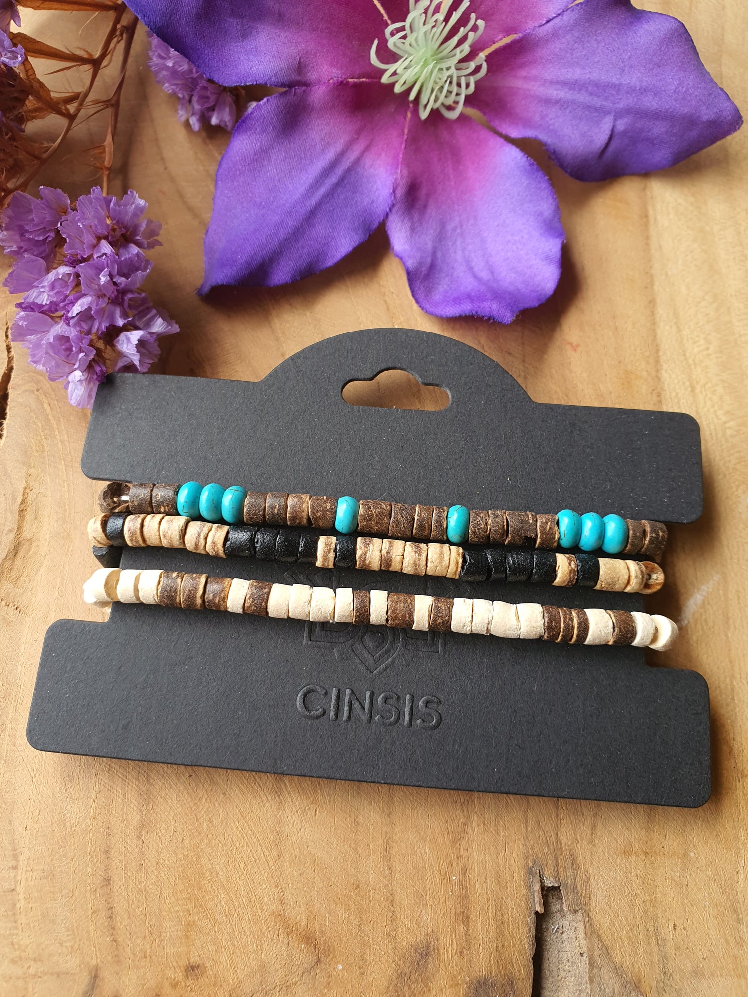 Kralen Armbanden Heren Set van 3 Mixed