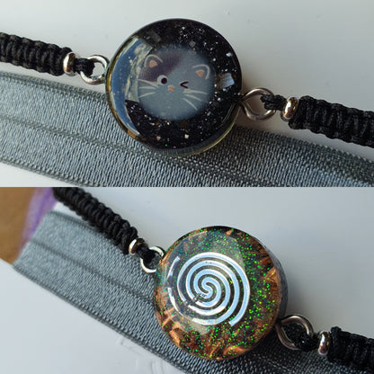 Cinsis Orgonite mix: Orgonite armband 2 in 1 nr 5008