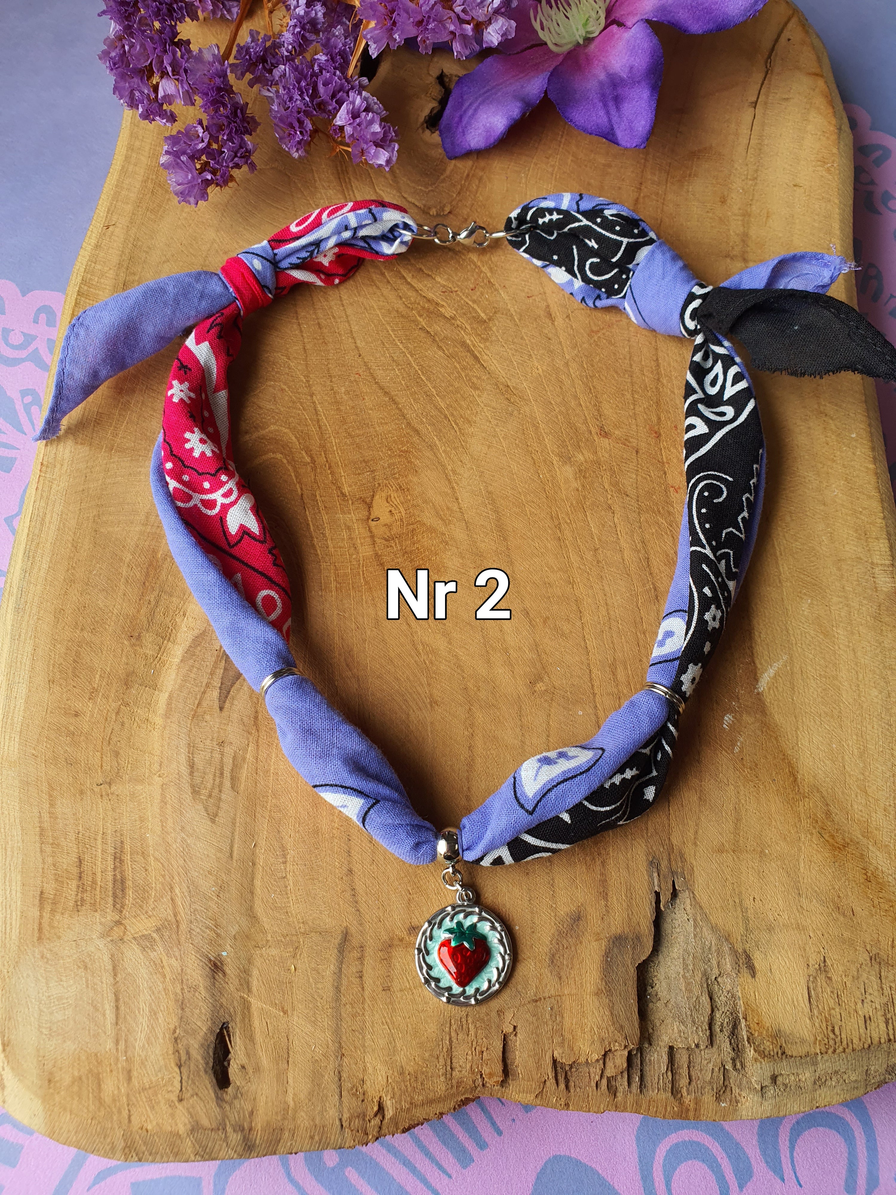 Ibiza Bandana Ketting met RVS zilver