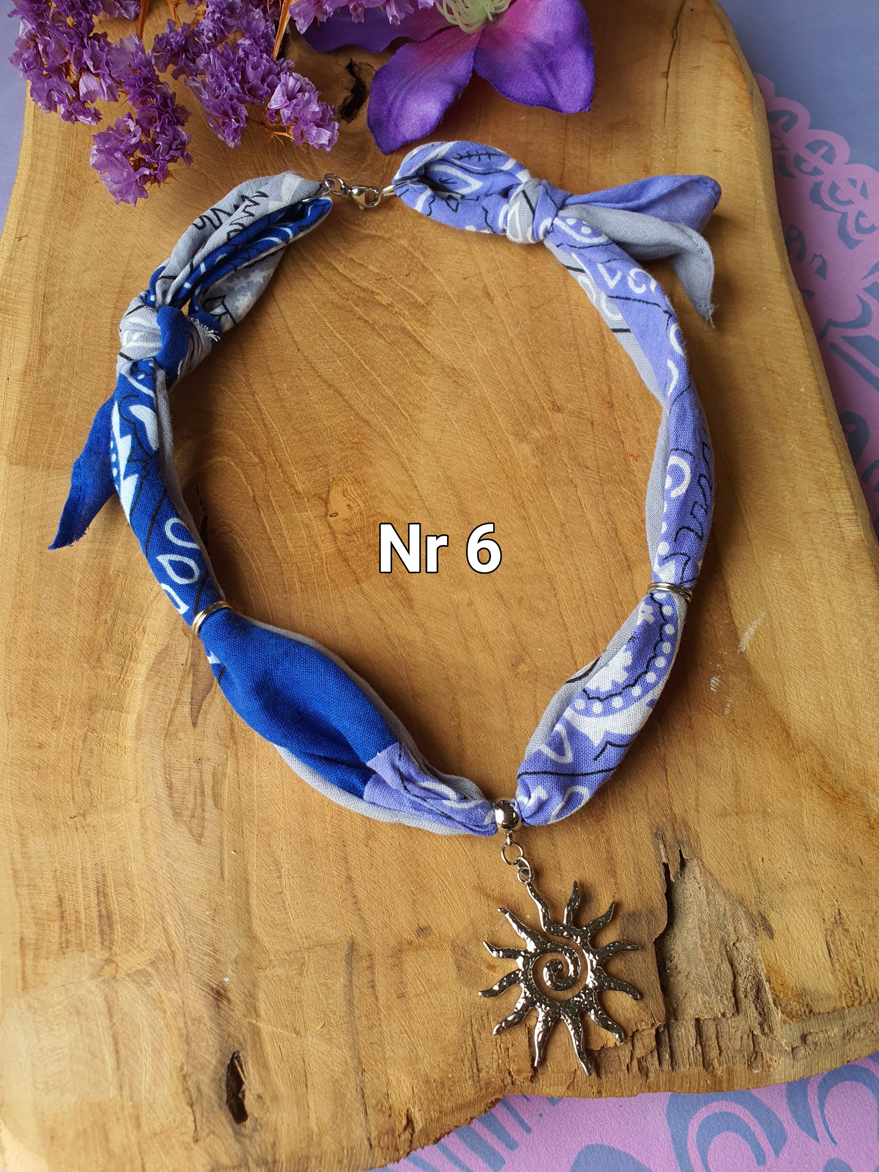 Ibiza Bandana Ketting met RVS zilver