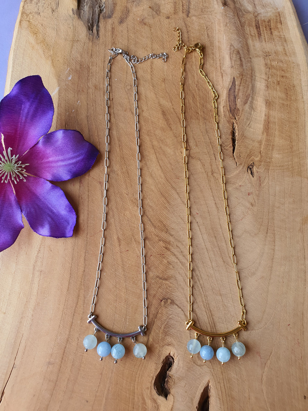 Edelstenen Chakra Ketting Keelchakra of Visuddha Chakra