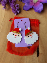 Kerstman oorhangers / oorbellen