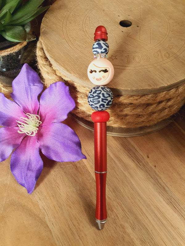 Kralen_pen_Gelukspoppetje_meisje_vrouw_siliconenkralen_nr_2