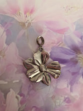 Losse Hanger RVS zilver Bloem (3)