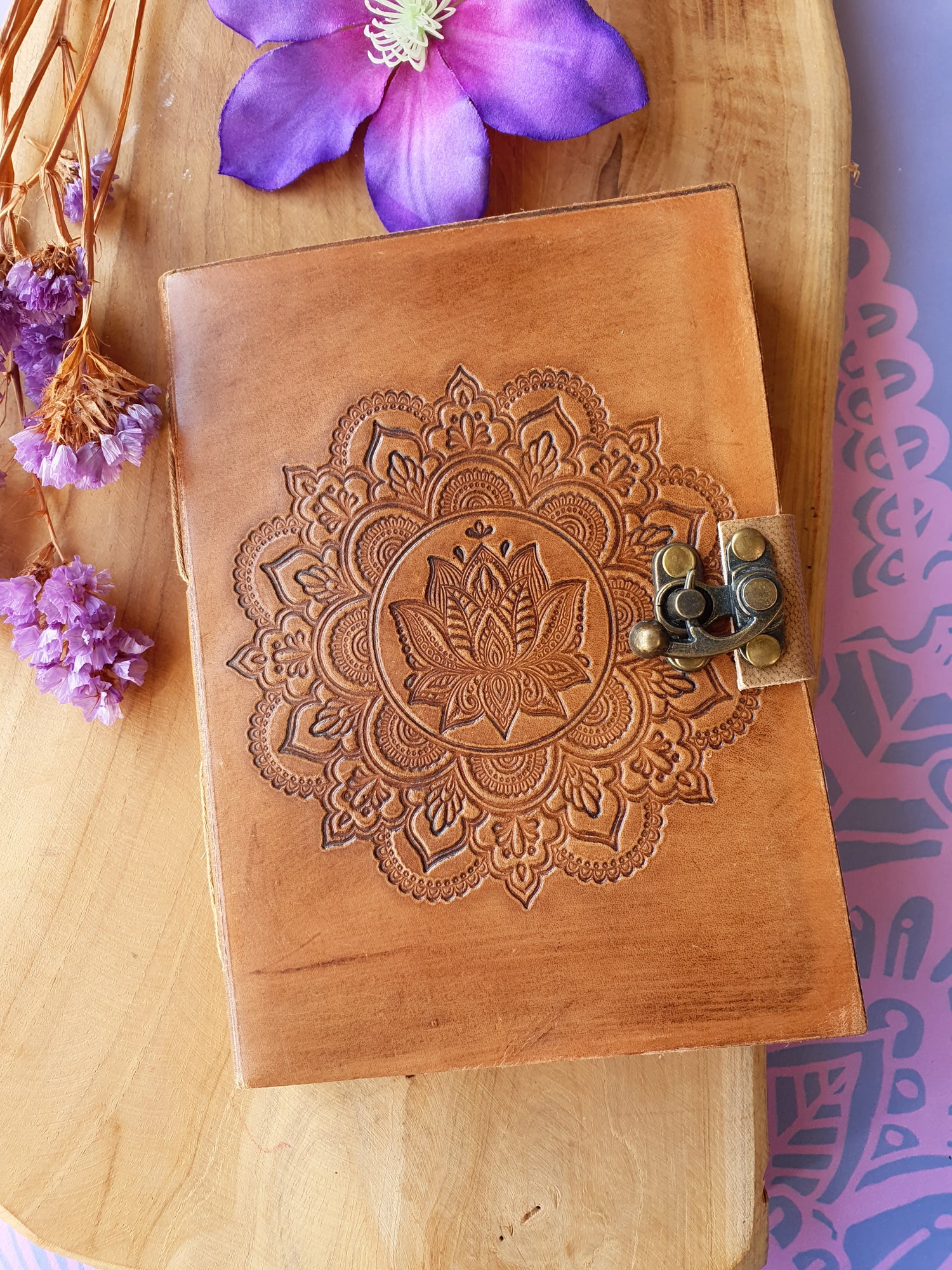 Notitieboek / Journal Mandala met slotje