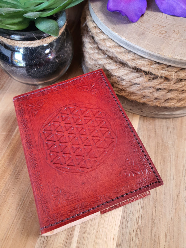 Notitieboek_Bloem_des_levens_met_lederen_kaft_7x10cm