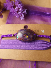Orgonite Armband Amethist met Bergkristal ( nr 112).