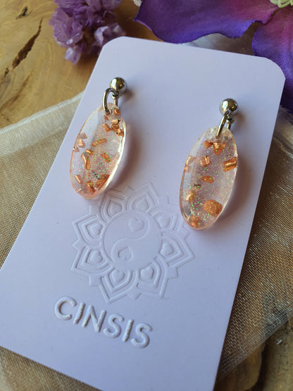 Orgonite Oorbellen Bergkristal (nr 20)