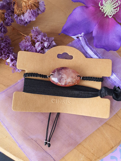 Orgonite armband Gouden Driehoek (125).