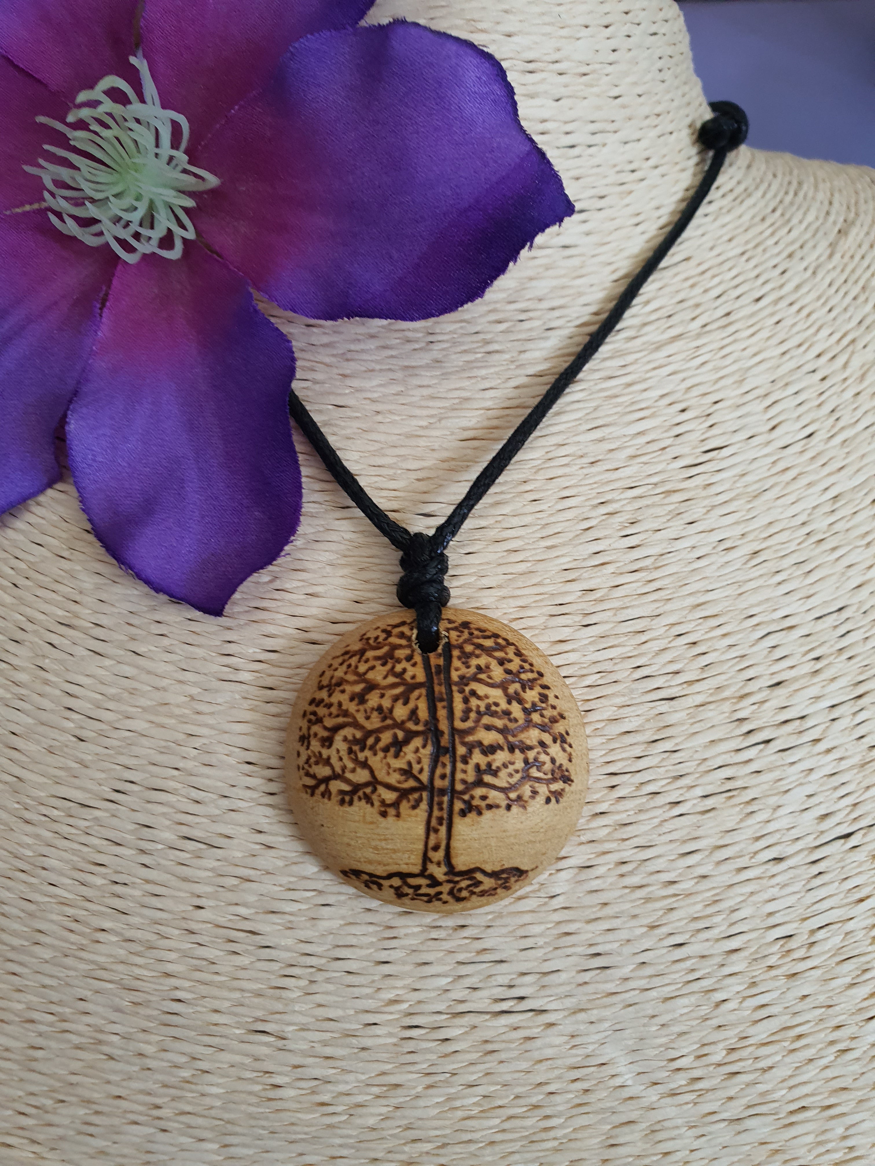 Palo Santo ketting hanger Tree of life / Levensboom.