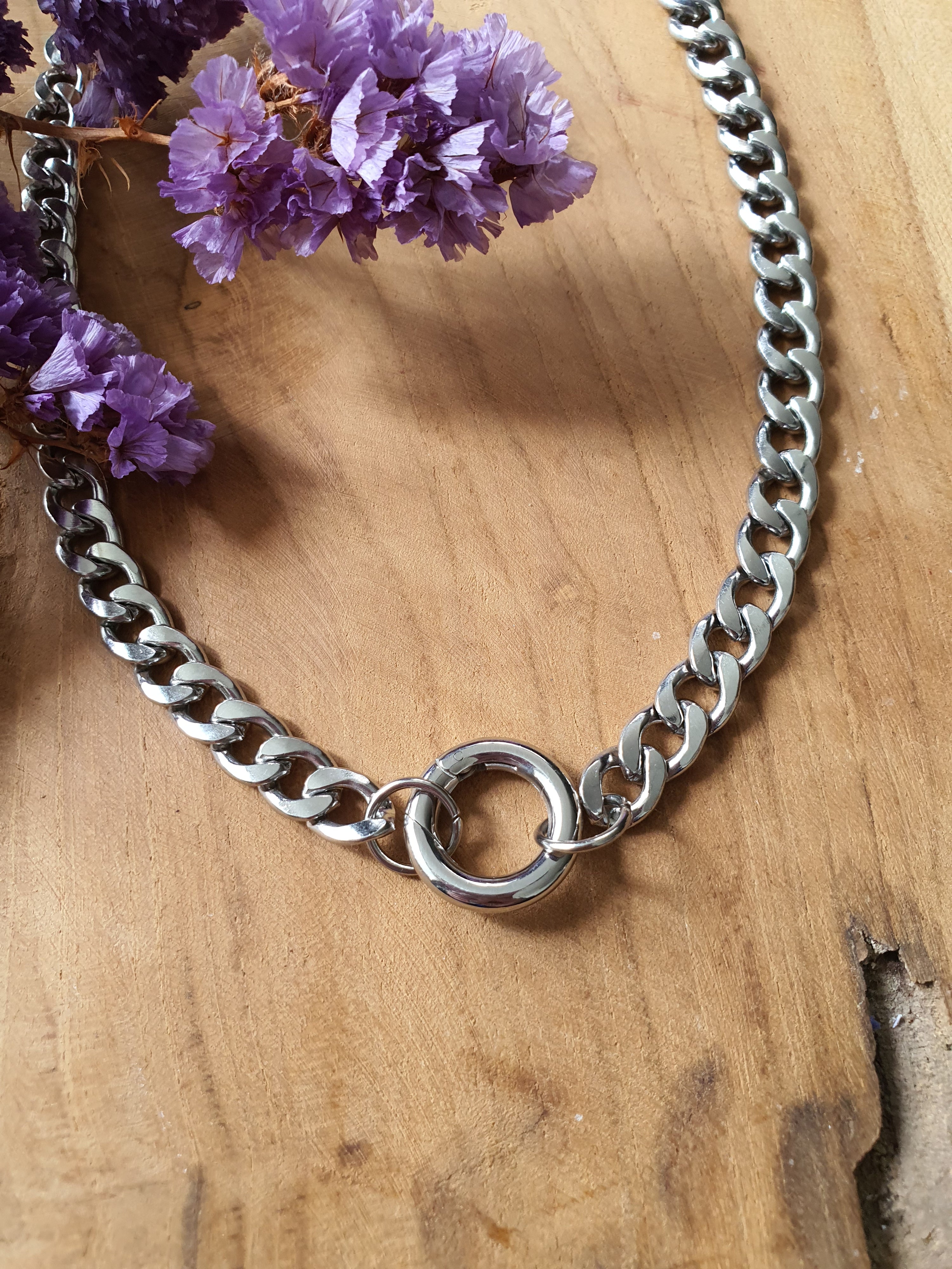 RVS Cubaanse Basis Ketting &