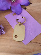 RVS Sleutelhanger met &