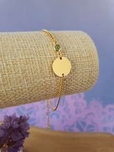 RVS_goud_gepersonaliseerde_Graveerbare_Armband_met_Geboortesteen_Augustus