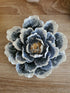 Shungiet Orgonite wandbloem Zwart/grijs (nr 3)