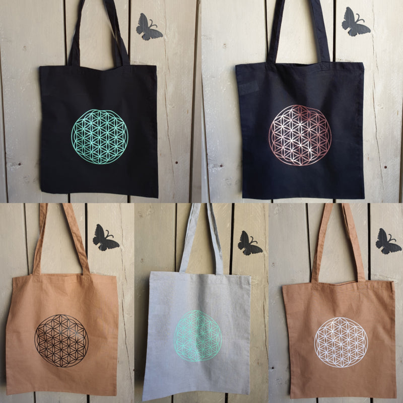 Tas &quot;Flower of life / Levensbloem&quot; model 2