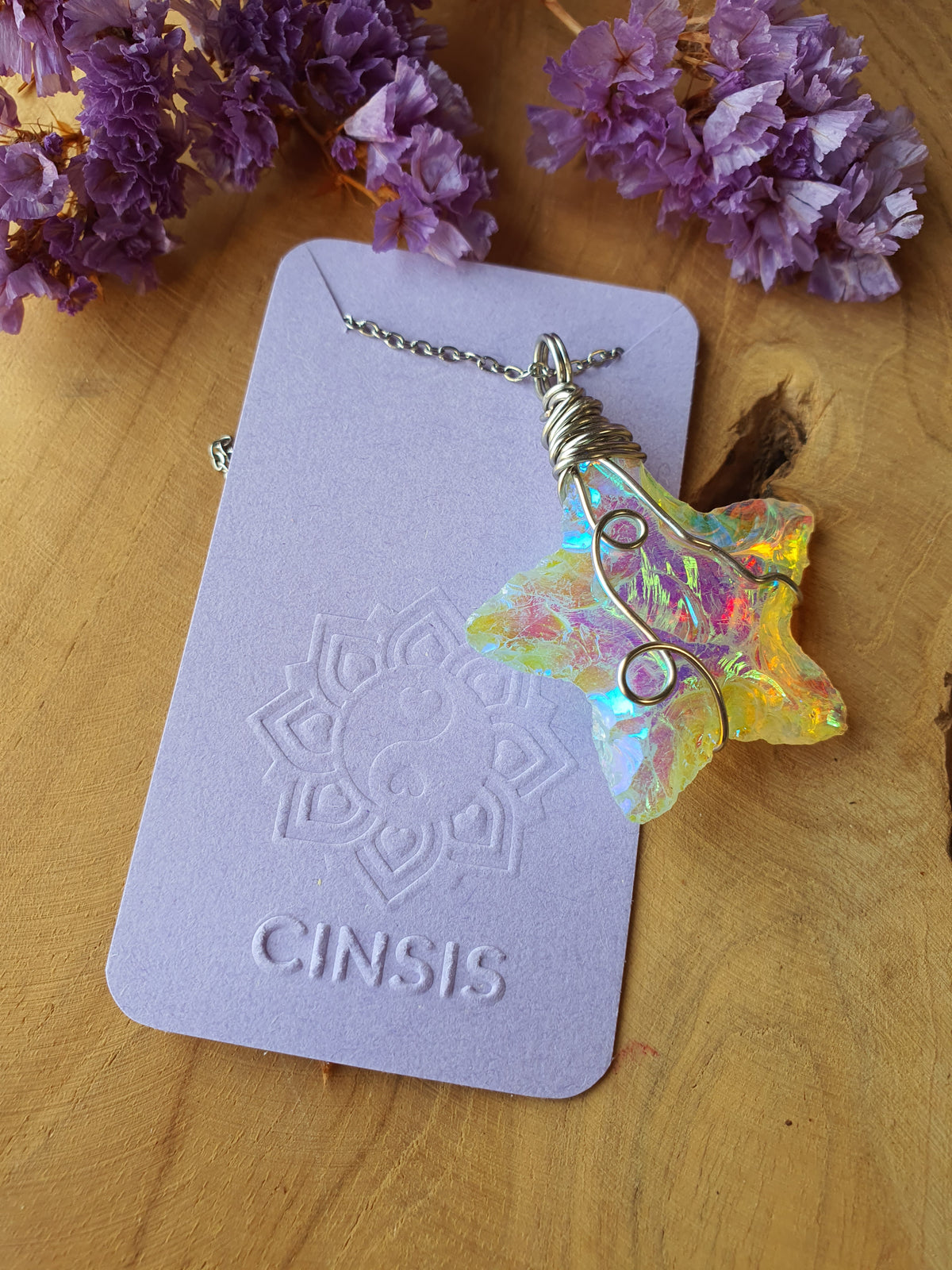 Wire Wrapped Ster hanger Angel Aura nr 11.